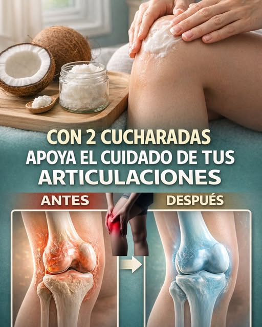 Cuidado de las articulaciones con aceite de coco