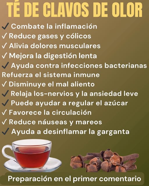 Té de Clavos de Olor