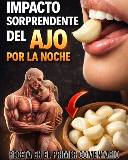 Impacto sorprendente del ajo por la noche