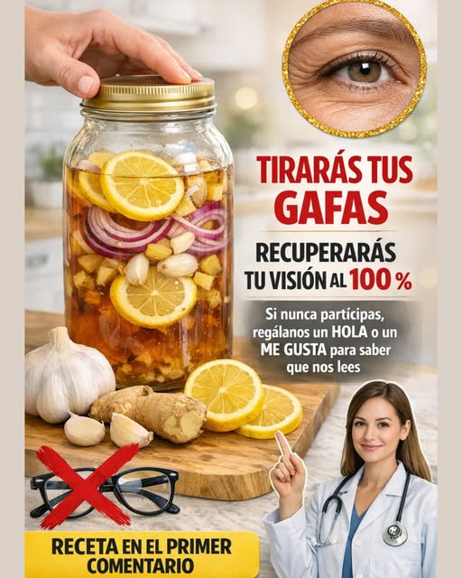 Mezcla de ingredientes naturales para fortalecer la vista