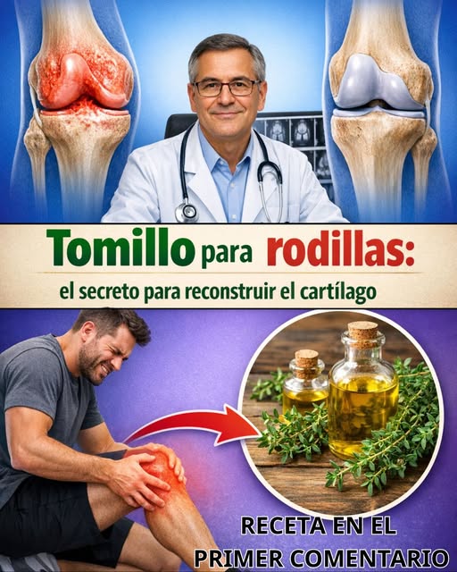 Tomillo y salud de las rodillas