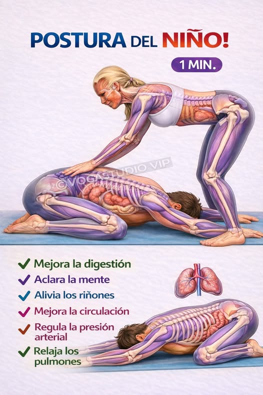 Postura del Niño en yoga