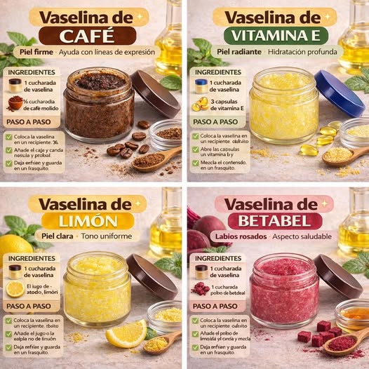 Recetas de Vaselinas Naturales