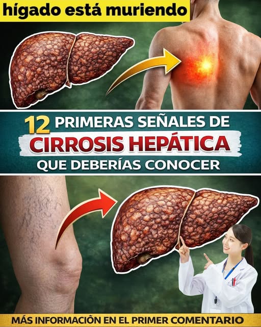 Señales de cirrosis hepática