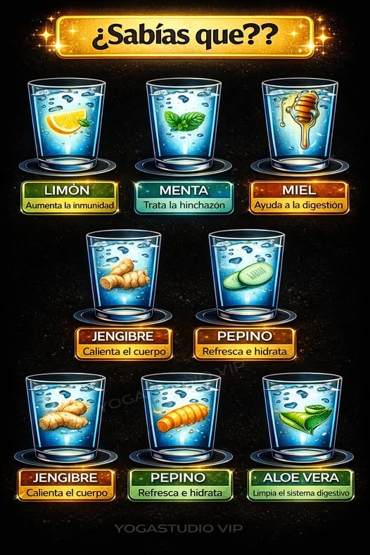 Aguas infusionadas saludables