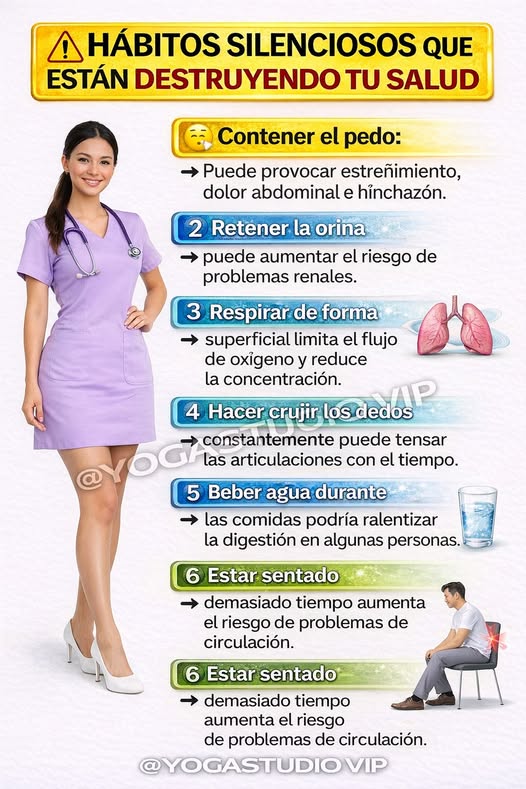 Hábitos Silenciosos que Destruyen Tu Salud