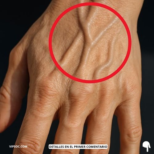 Venas visibles en la piel