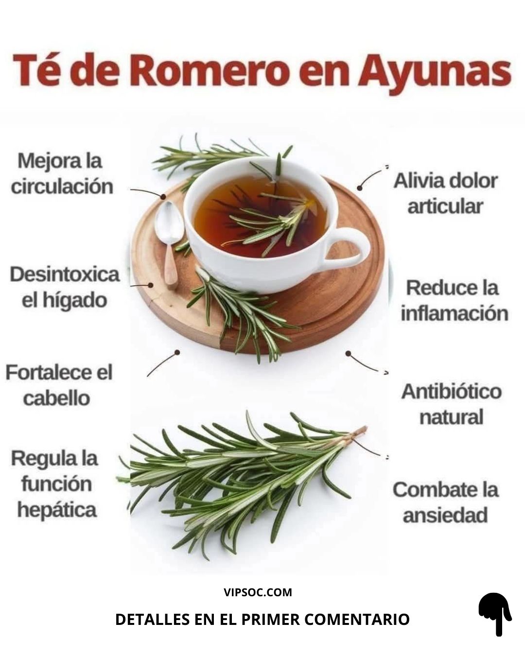 Beneficios del té de romero