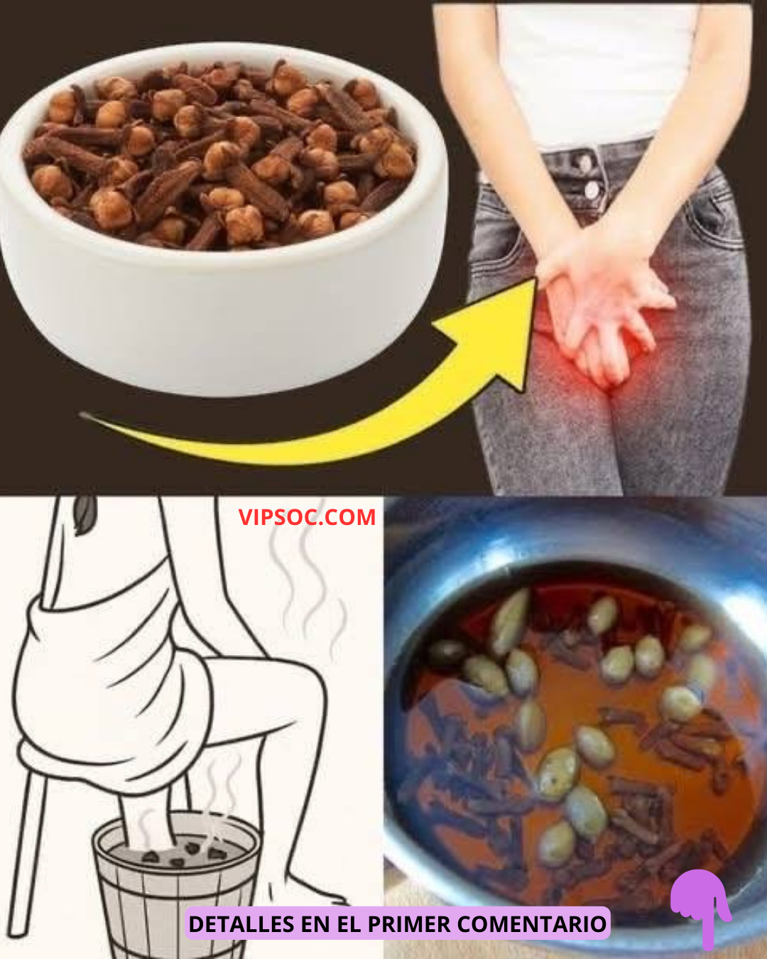 Remedio natural con clavos de olor