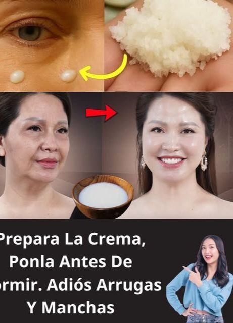 Crema de arroz con miel y vitamina E