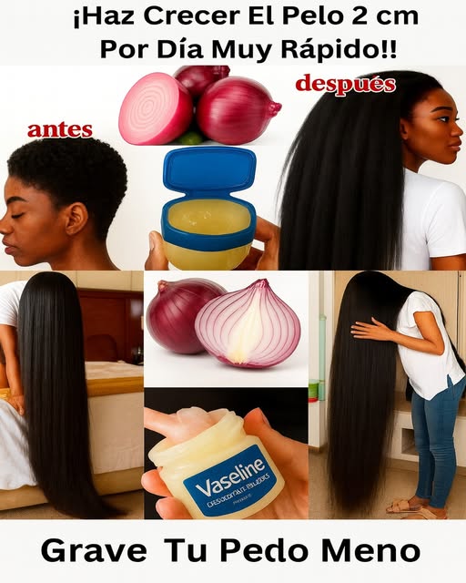 Antes y Después del Crecimiento del Cabello